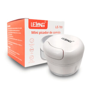 Mini Processador Picador de Alimentos 2 Lâminas Lelong
