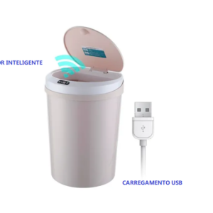 Lixeira Sensor Automática Banheiro Cozinha Lixo Inteligente