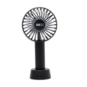 Mini Ventilador de Mão Portátil Recarregável USB - Preto