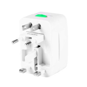 Adaptador Tomada Universal Internacional Uk Eua Europa Asia