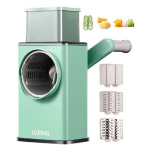 Triturador Manual Processador Manivela Fatiador Legumes