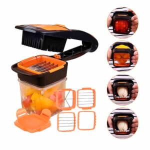 Fatiador Cortador 5 em 1 Batata Palito Legumes Frutas Cubos