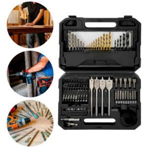 Jogo de Chaves Bits Brocas Parafusadeira Furadeira Kit 100pç