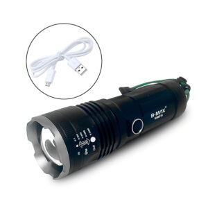 Lanterna Tática Mais Forte Potente Zoom USB Sitio Fazenda