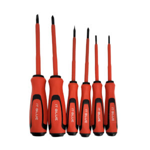 Jogo de Chaves Fenda e Philips Kit 6 Peças Isoladas  IT-Blue