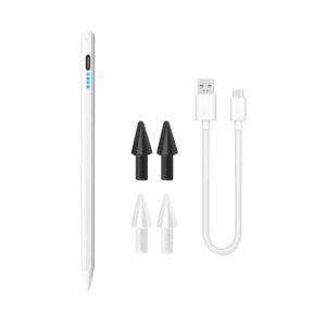 Caneta Touch Screen Ponta Fina 1,5 mm Desenho USB Universal [Branco]