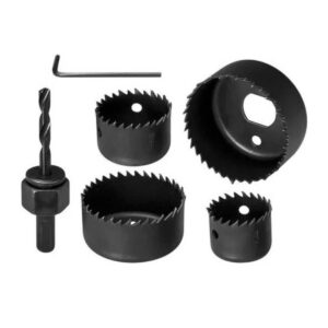 Jogo Serra Copo Kit 6 Peças 32 a 54mm Para Madeira PVC Gesso