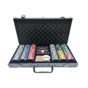 Jogo De Poker Com Maleta 300 Fichas 2 Baralhos