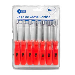 Kit Jogo 7 Chaves Canhão Profissional Resistente 5-12mm