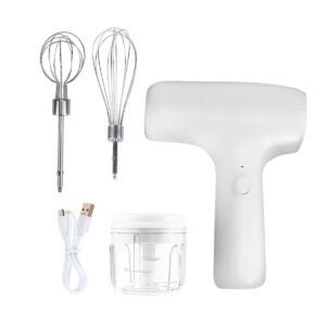 Mixer Mini Batedeira Processador Triturador 3 em 1 Branco