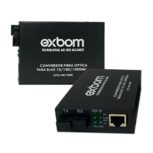 Kit Conversor de Fibra Optica para RJ45
