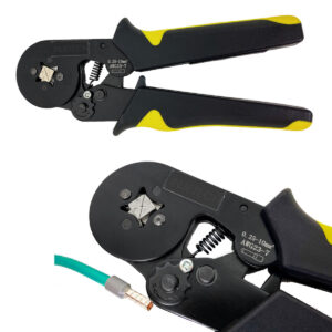Kit Alicate Crimpar + 1200 Conector Terminal Tubular Ilhós