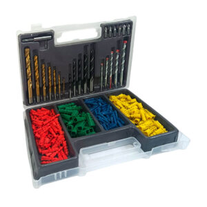 Conjunto Jogo de Brocas Bits e Buchas Para Furadeira
