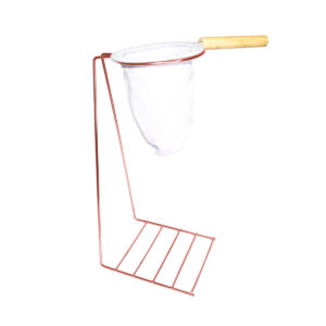 Kit Coador de Café + Suporte de Apoio Xicara Caneca - Cobre