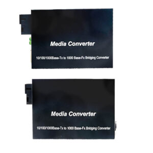 Extensor Conversor Fibra Óptica Para Rj45 10/100/1000 Mbps