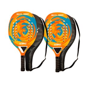 Kit 2 Raquete Beach Tennis Fibra de Carbono + Bolsa