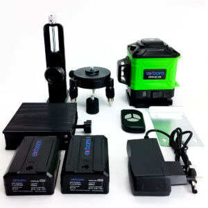 Nível a Laser 3d 12 Linhas Autonivelante Recarregável + Controle
