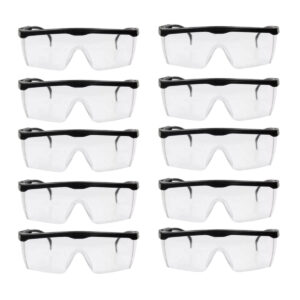 Kit 10 Oculos de Segurança EPI Proteção Resistente