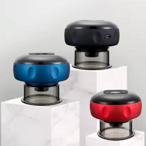 Ventosa de Massagem Digital Automática Termoterapia + Óleo Essencial