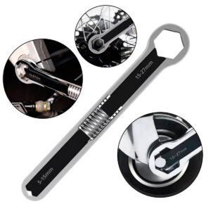 Chave Estrela Universal Ajustável 15-27mm Aço Cromo-Vanádio