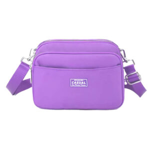 Mini Bolsa Transversal Pequena compacta (Roxo)