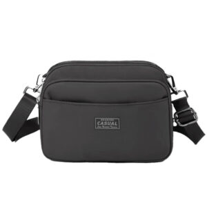 Mini Bolsa Transversal Pequena compacta (Preto)