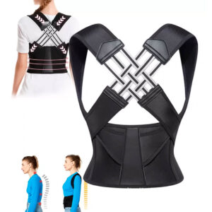 Corretor de Postura com Alça Ajustável Cervical Lombar Coluna [XL]