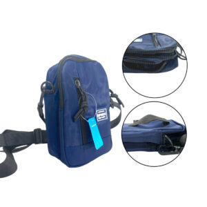 Bolsa Pochete Tiracolo com Alça Regulável (Azul)