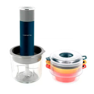 Triturador Elétrico Automático Portátil 4 em 1 Recarregável USB