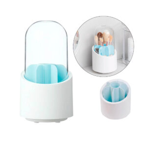 Porta-Maquiagem com Proteção Organizador Multiuso Penteadeira Banheiro Elegante