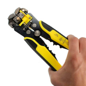 Kit 2 Alicate Crimpar Descascador + 1200 Terminais Ilhós Tubular