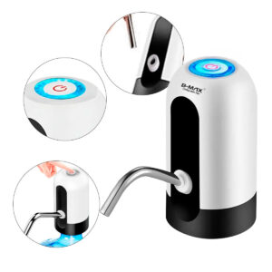 Bomba de Água Elétrica Automática USB Galão Garrafão - Branco